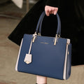 New Women's Handbag High end Fashion Versatile Cowhide Single Shoulder Crossbody Commuter Bag